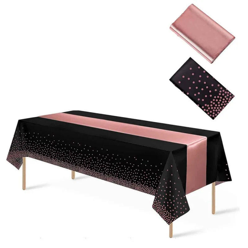 Одноразовая Скатерть 54x108 дюйма искусственная ткань для стола водонепроницаемый