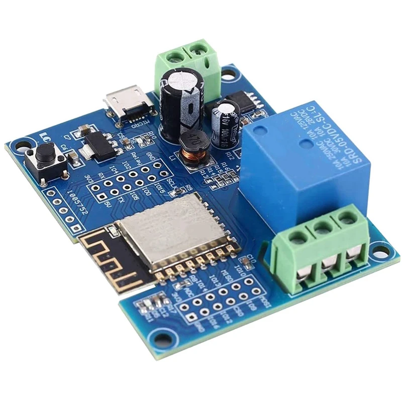 Релейный модуль контроллера Wi-Fi 10X 5 В 8-80 постоянного тока ESP8266 беспроводного