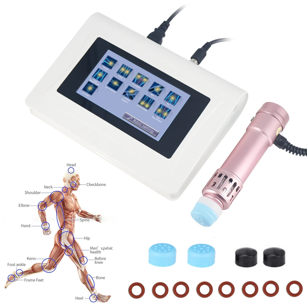 Portable 2in1 Shockwave Therapy Machine Chiropractic Massage Tools Body Relaxation ED Treatment Pain Relief Health Care Devices |