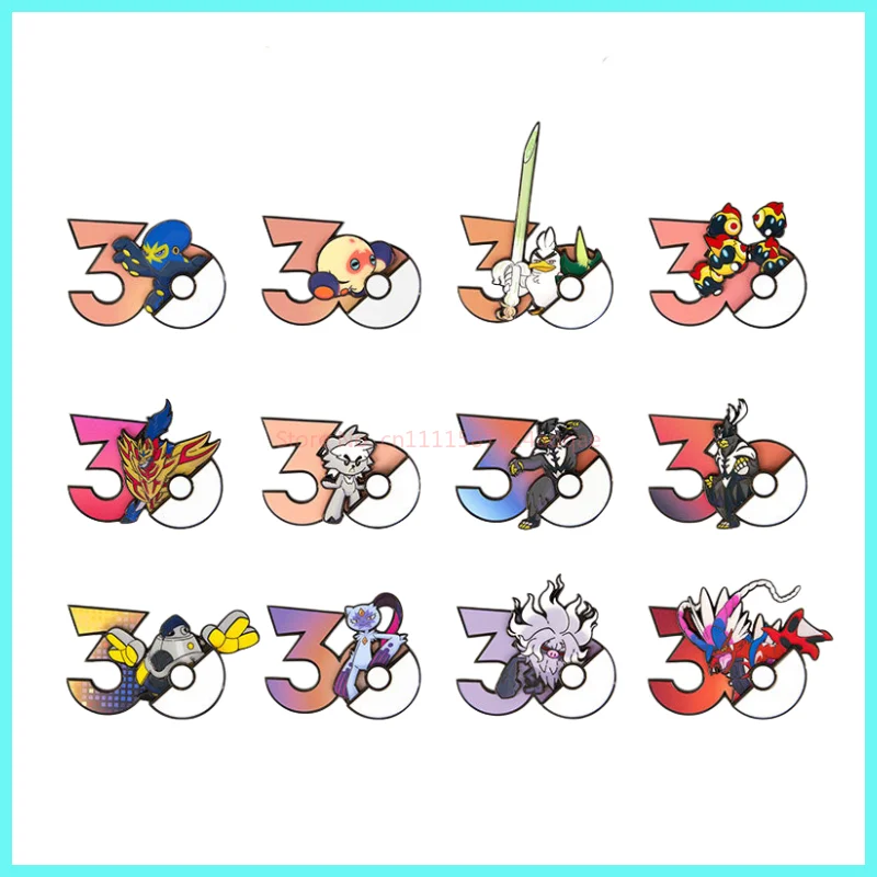 Фото Магнит на холодильник к 30-летию PokéMon: Лукарио и Корайдон (боевые типы), аниме-мерч, декор для дома, для коллекционеров №2