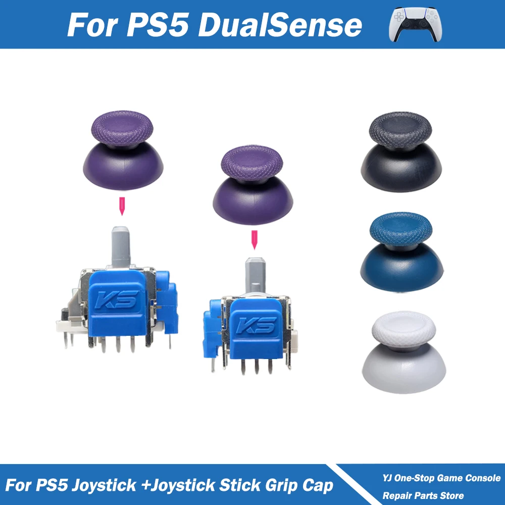 Js13 Sticks YNPO Джойстик для PS5 DualSense K-SILVER JS13 Pro с защитой от дрейфа ...