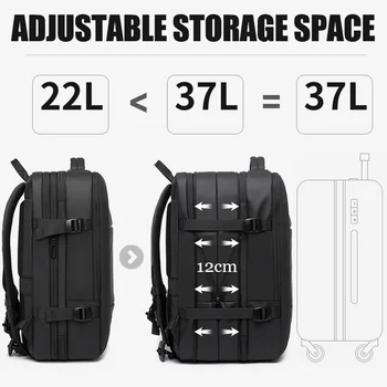 High Quality Brand 17.3 Laptop Backpack Large Waterproof School Backpacks USB Charging Men Business Travel Bag Big Backpack Man 2