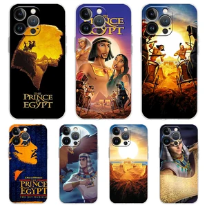 Disney Prince Of Egypt Luxury Transparent Silicone Phone Case For iPhone 13 12 11 Pro Max 8 7 Plus X XS Max XR SE 2020 Coque TPU