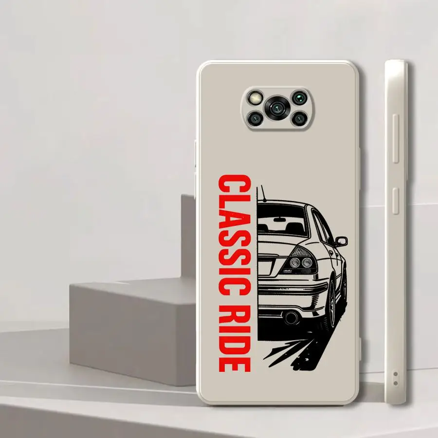 Фото Мягкий чехол для телефона Xiaomi Poco F5 F3 X4 X3 Pro F4 C71 X3 NFC C85 JDM Sport Line Car №2