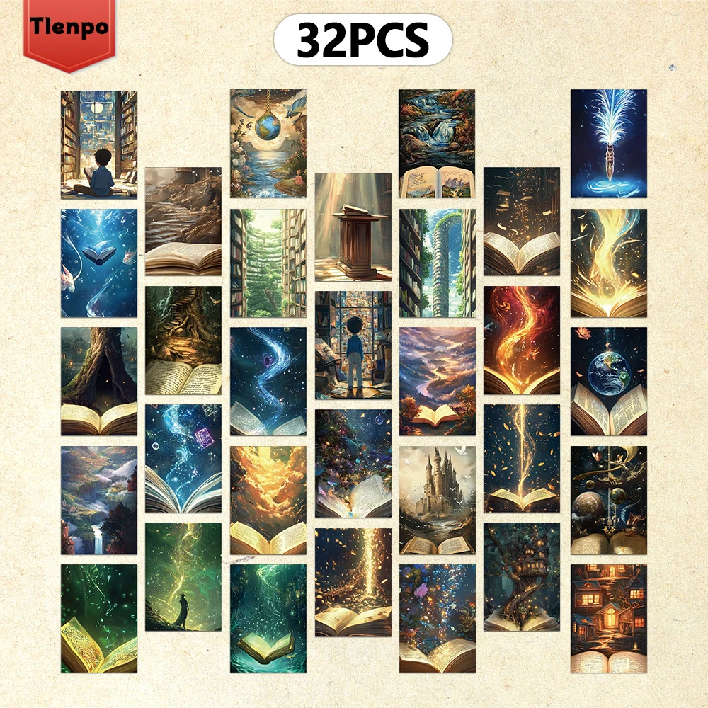 

Набор открыток и наклеек "Мир в книге"