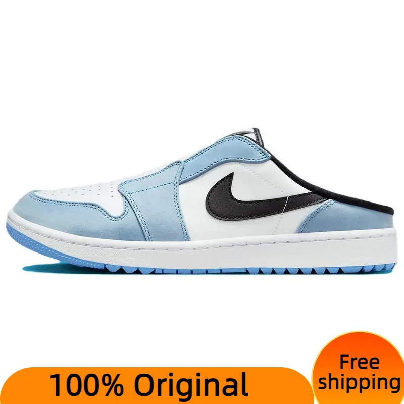 Синие кроссовки Jordan 1 Mule Golf University