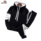 Мужской спортивный костюм из 2 предметов, толстовка с капюшоном и спортивные штаны
