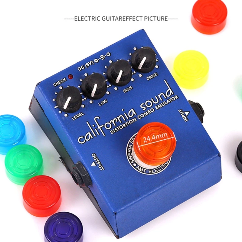 10 шт. защитная ручка для педали эффектов гитары противоскользящая крышка ножного