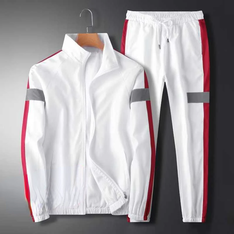 

Men's Sportswear Casual Suits Autumn New Trend Stand Collar Jacket Jacket Men's Top Clothes