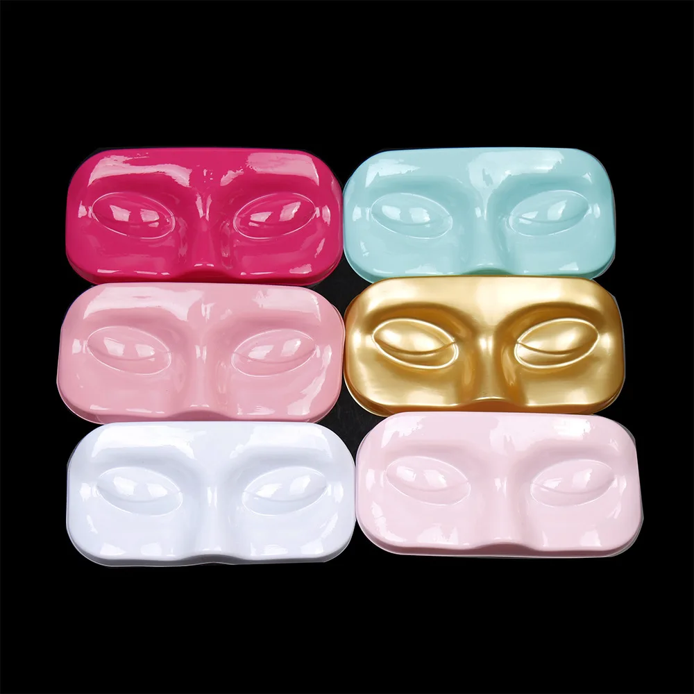 New Style Face Shape Packaging Box Eyelash Trays Lashes Storage False Eyelashes Mink Lash Case for Lashes