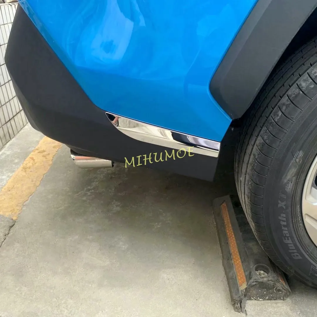 Для 2019-2024 Toyota RAV4 Suzuki Across нержавеющая сталь Автомобильный задний бампер боковой