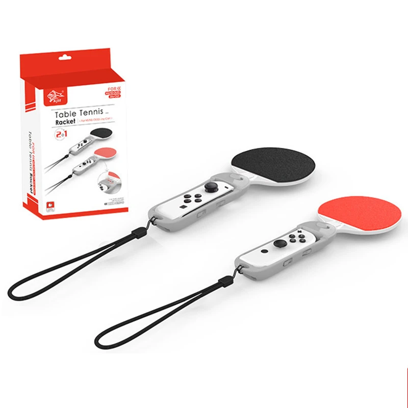 

Table Tennis Racket Gaming Grip Handle Controller Comfort Grip Support Holder for Nintendo Switch Oled Joy-Con Plastic Handle