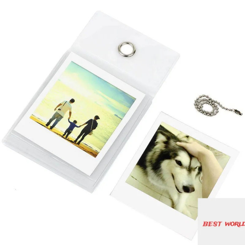 18 карманов настенная подвесная фоторамка полированная + ручка для Fujifilm Fuji Instax Square