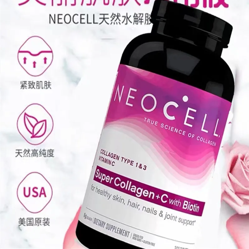 

NeoCell Super Collagen+VC Biotin 360pcs 1 bottle free shipping.