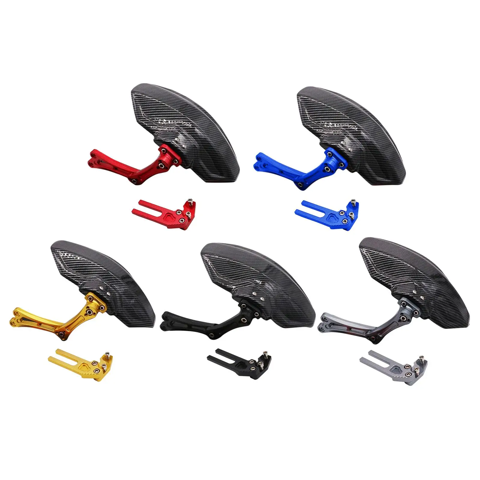 

Motorcycle Rear Mudguard Carbon Fiber Mud Flap Guard for Motorbike Replacement Parts