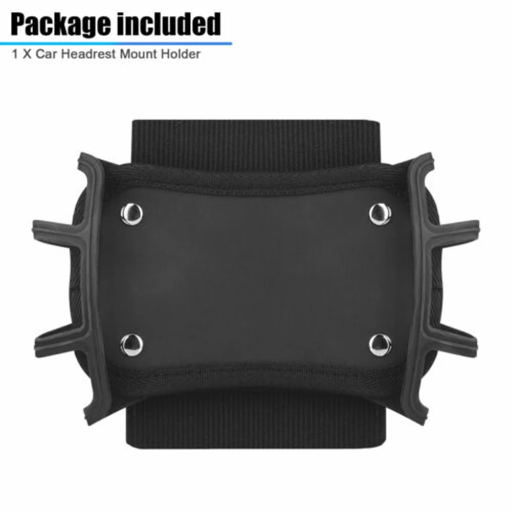 

Rubber Car Headrest Mount Holder 1PC Car Fixed Holder NEW Detachable For Easier Installation For All 7\\'\\' -10\\'\\'
