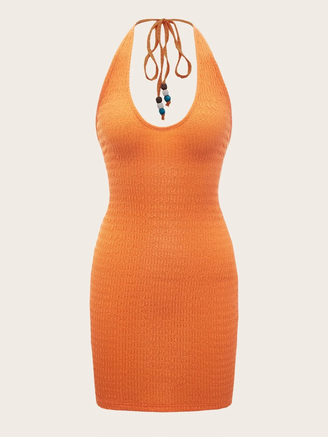 

Tie Backless Cut Out Heart Bodycon Dress