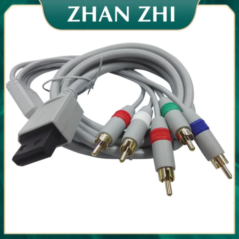 Компонентный кабель WII 1080P 5RCA кабель для Nintendo Wii AV видео Аудио Кабель 1,8 м Поддержка 1080i / 720p HDTV система AV кабель Шнур