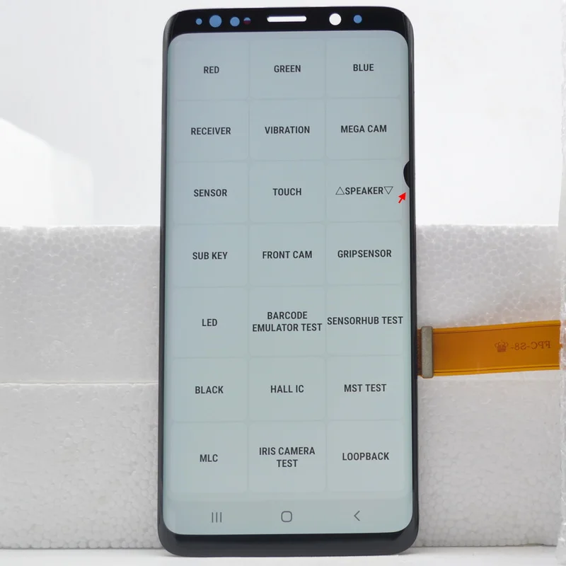 Оригинальный дисплей для Samsung Galaxy S9 ЖК сенсорный экран дигитайзер G960 G960F AMOLED LCDScreen