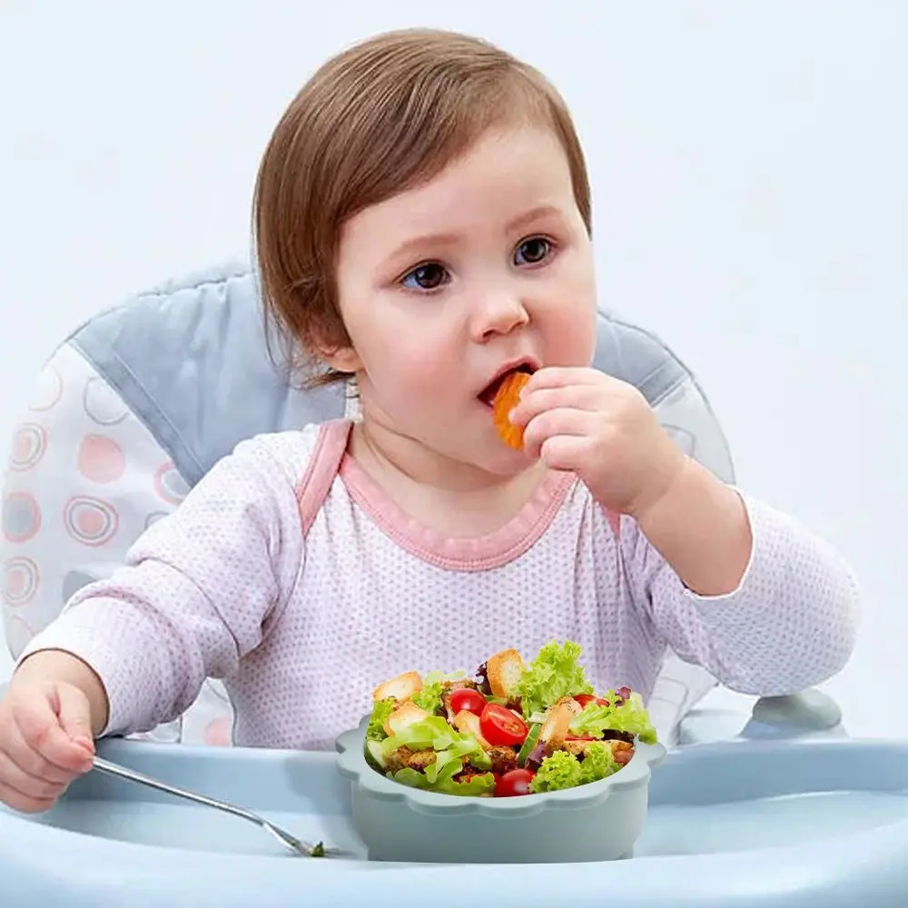 Мультяшная плотная миска для кормления ребенка детская посуда