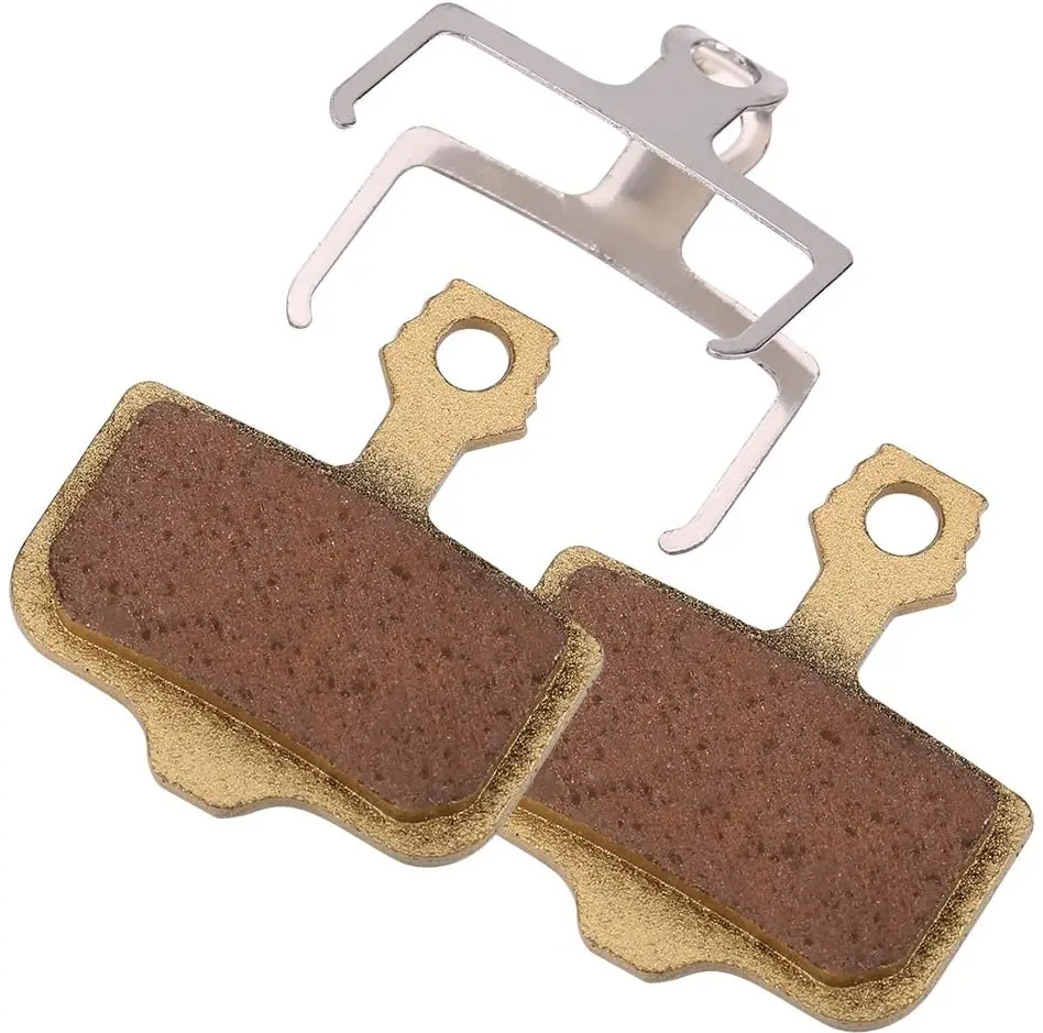 

Disc Brake Pads Set 2 Pairs Mountain Bike Brake Linings with Spring Clips Bike Accessory