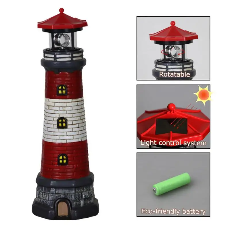 Наружная Статуэтка из смолы на солнечной батарее