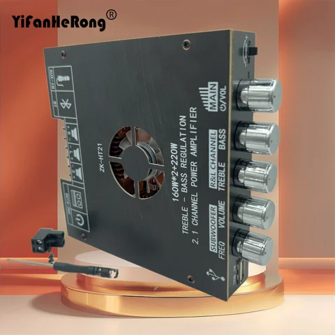 Модуль аудиоусилителя YiFanHeRong ZK-HT21 Bluetooth 2.1