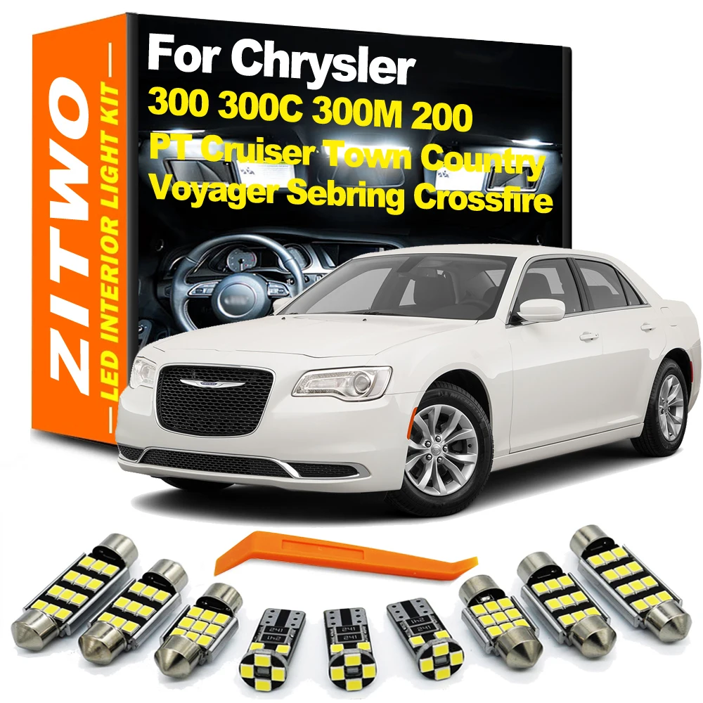 комплект внутренней осветительной установки ZITWO LED предназначен для Chrysler 300 300C 300M 200 Grand Voyager Town Country PT Cruiser Sebring Crossfire Pacifica комплект внутренней осветительной установки ZITWO LED предназначен для Chrysler 300 300C 300M 200 Grand Voyager Town Country PT Cruiser Sebring Crossfire Pacifica