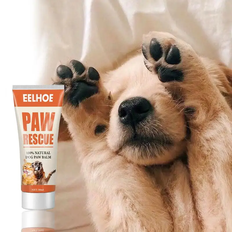 

Natural Dog Paw Repairing Balm Pet Care Soother For Cracked Paws 30ml Dog Cat Butter Nose Balm Moisturizer Cream And For Dogs