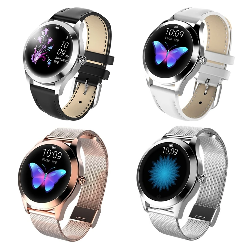 KW10 IP68 Waterproof Smart Watch Women Bracelet Heart Rate Sleep Monitor Tracker