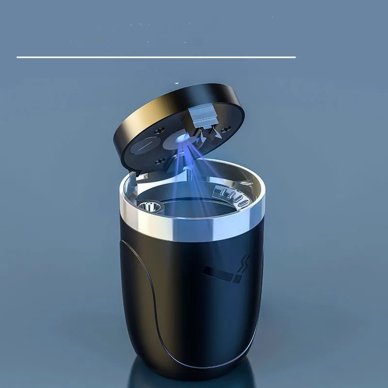 Автомобильная пепельница со светодиодный светильник кой декоративная для