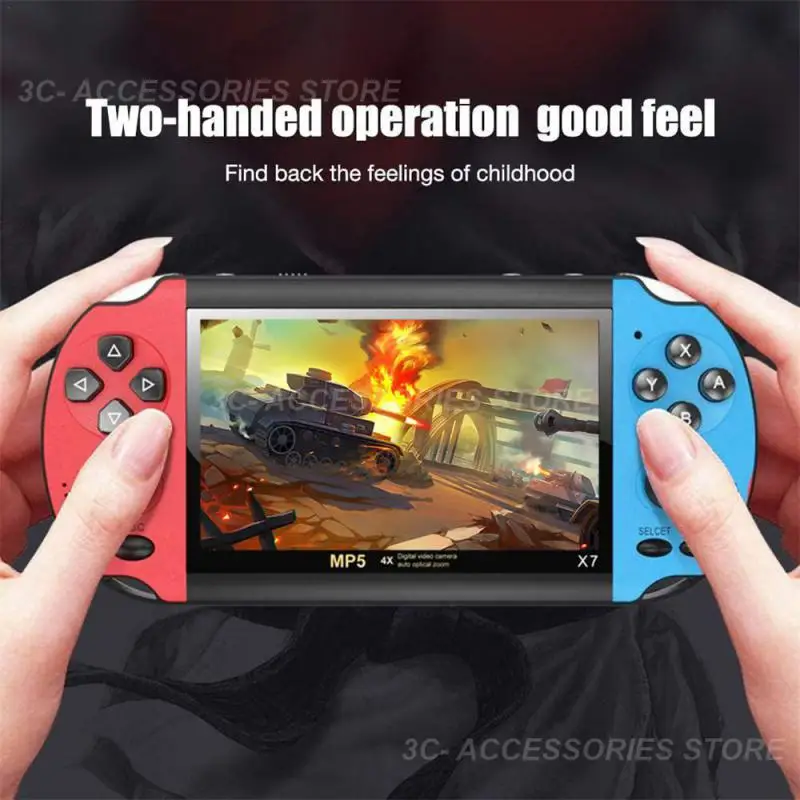 

Plus Video Game Console 4.3 Inch BIG HD Screen Built-in 10000+ Games Portable Audio Video Player Classic Play Game 8Gb-32Gb