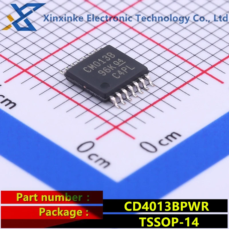 

CD4013BPWR TSSOP-14 Silk-screen:CM013B Flip Flops Dual CMOS CD4013B CMOS dual class D flip flop Brand new Original