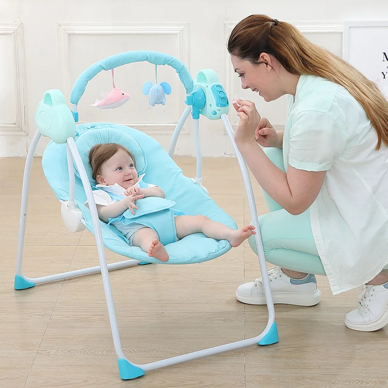 Детское Электрическое Кресло-Качалка детское автоматическое комфортное