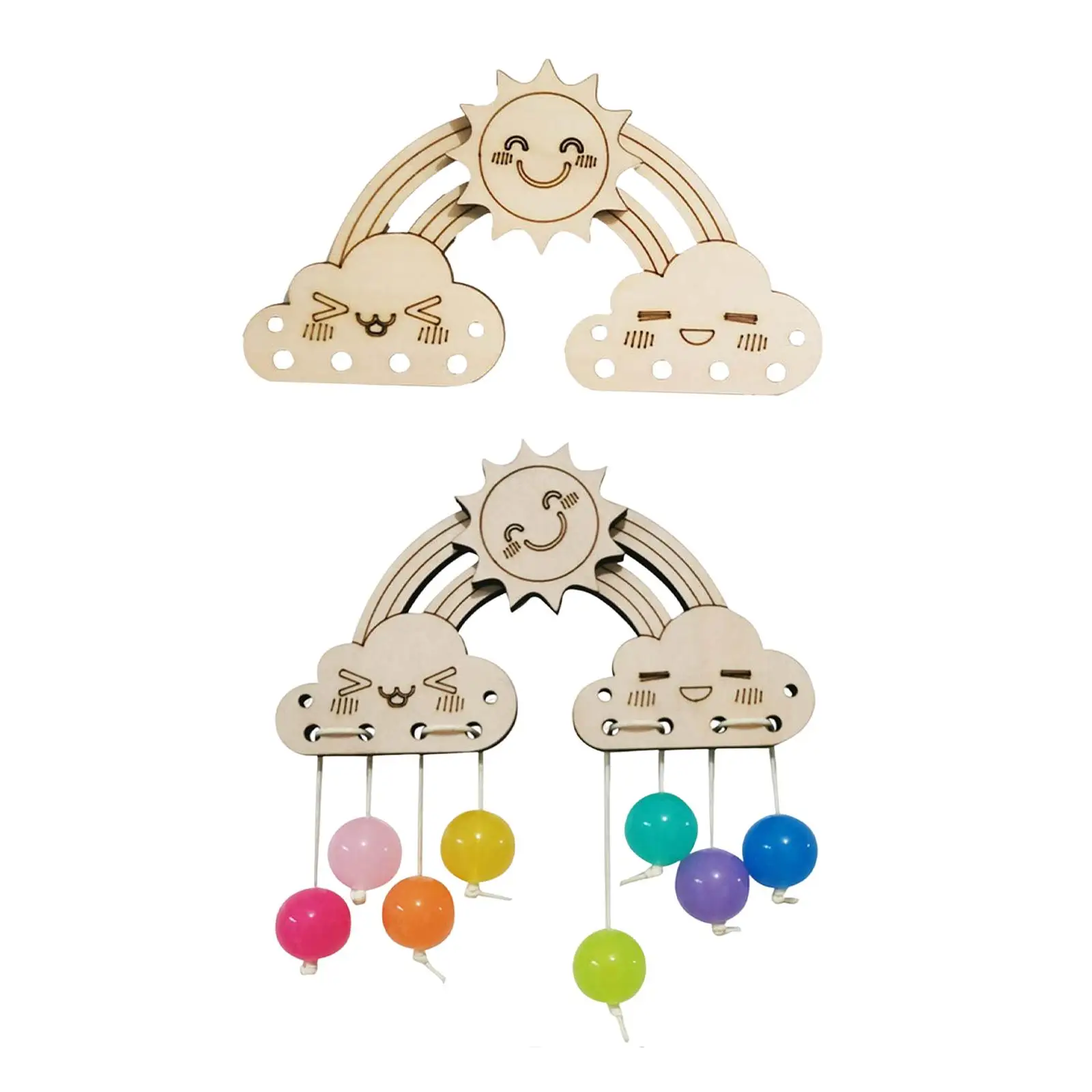 

Busy Board DIY Material Decor Clound Toys Unpainted Activity Center Board for Children