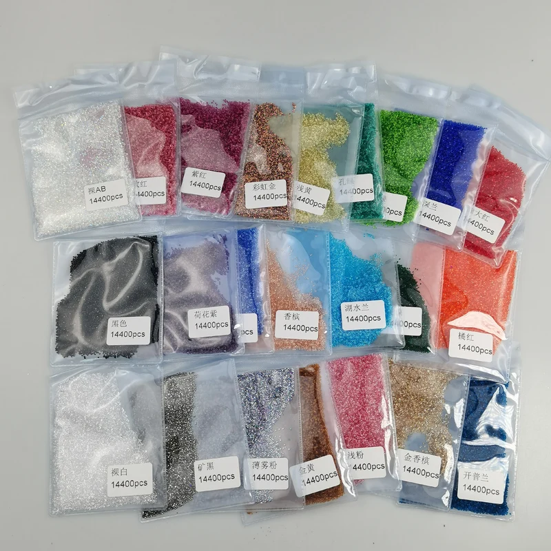 

14400 шт., 1,2 мм, оптовая продажа, мини-фальшивые стразы, необычное искусство для ногтей, декор для рукоделия