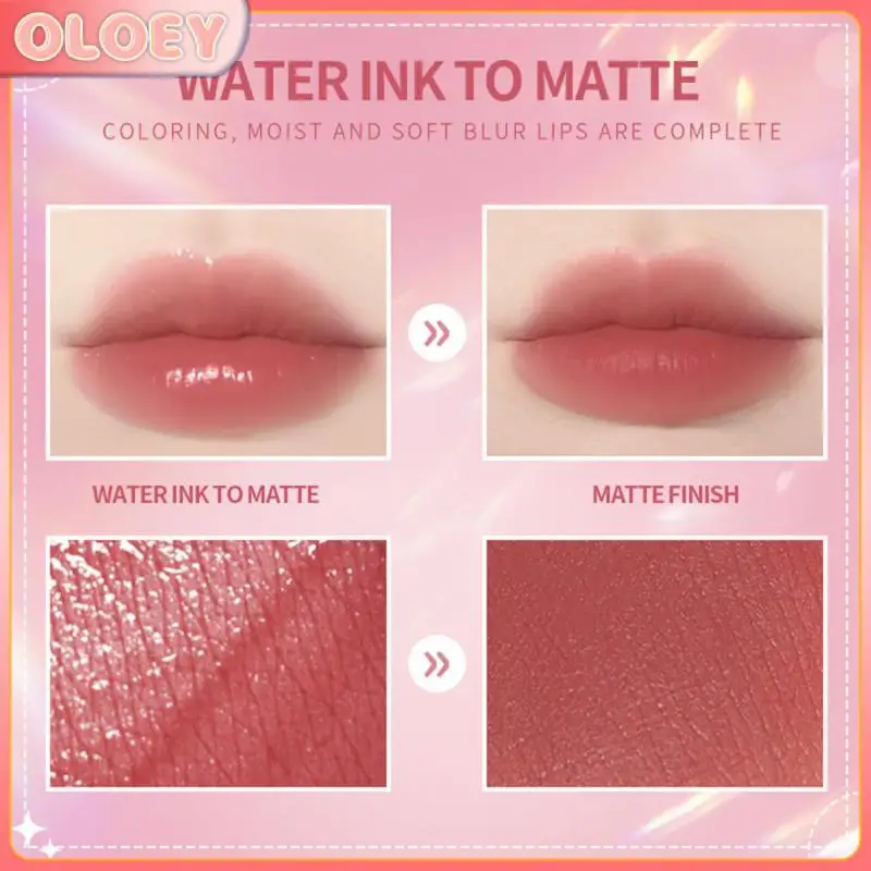 

Lip Tint 13 Colors Waterproof Watery Lip Gloss Velvet Matte Lipstick Beauty Cosmetics Soft Mist Lip Glaze Non-stick Cup Lipgloss