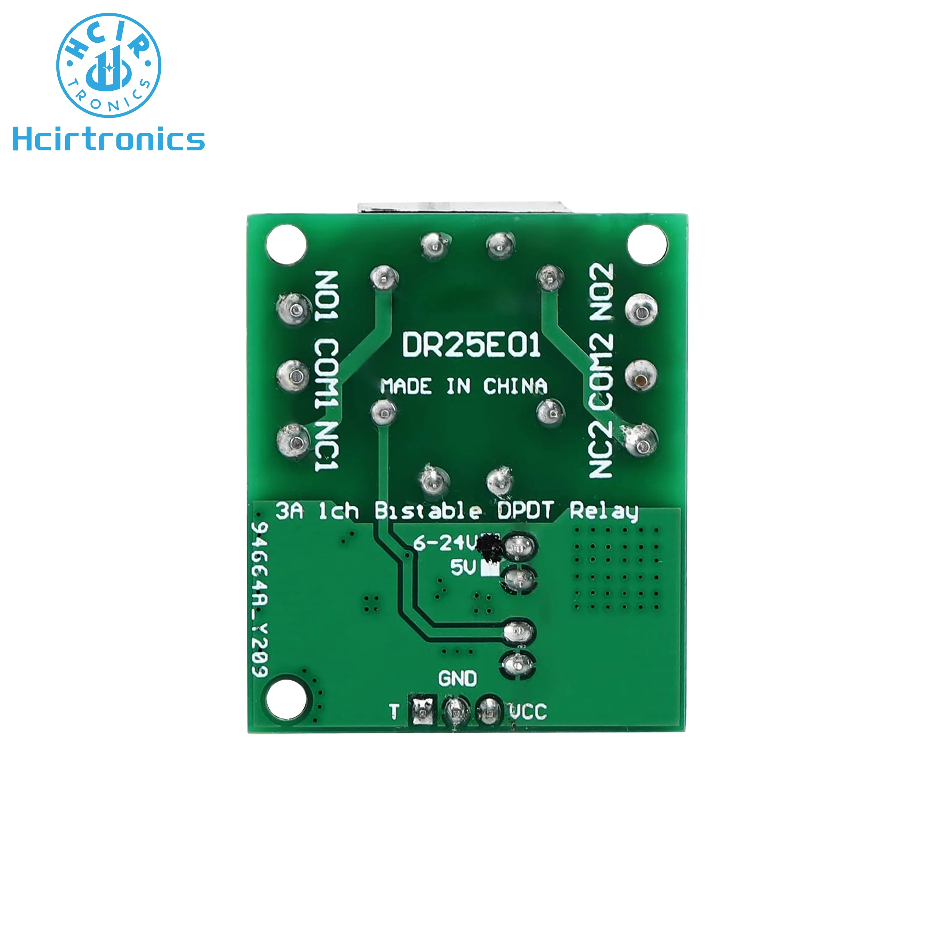 DR25E01 DC 5 В 6 9 12 24 3-5 А триггерная защелка DPDT релейный модуль бистабильный