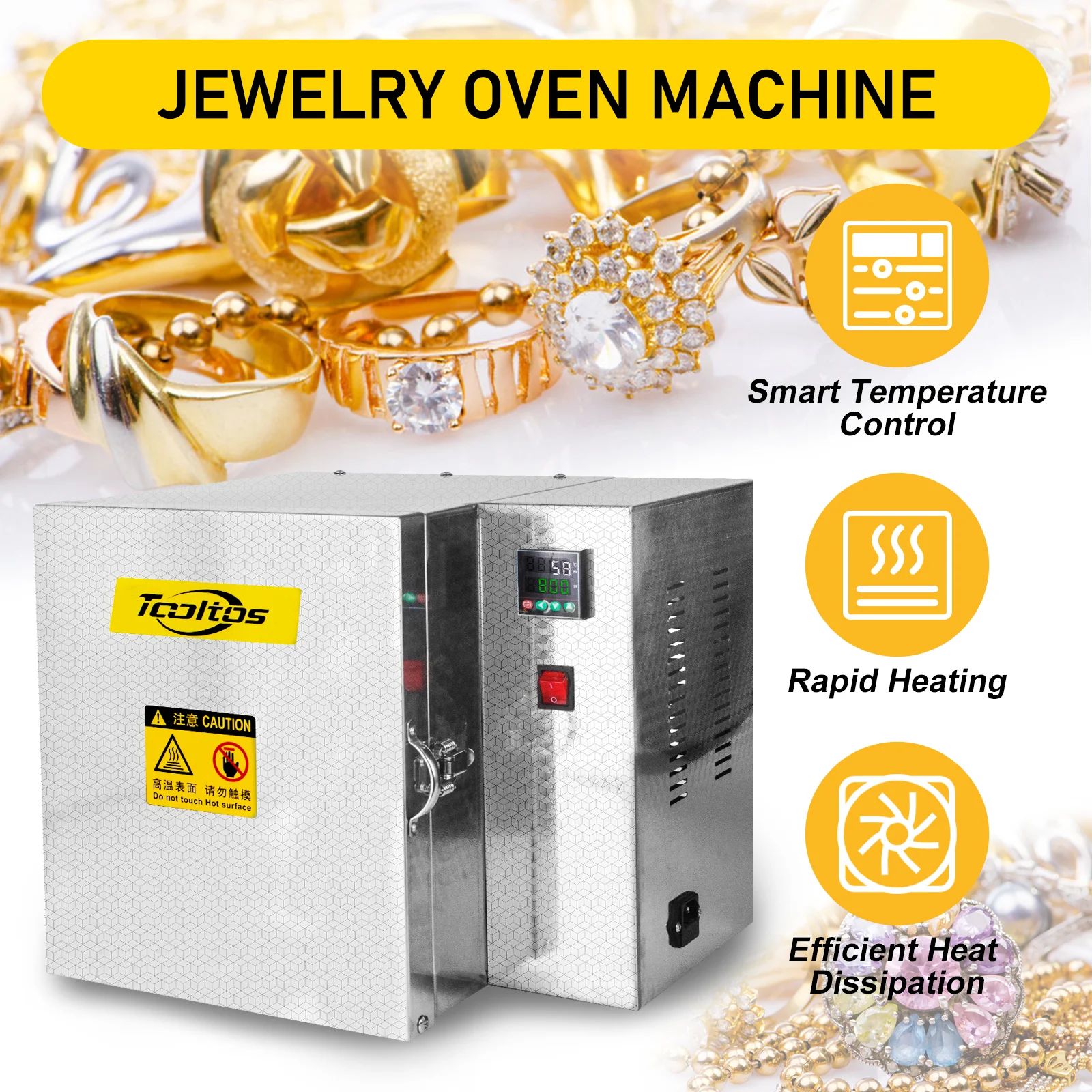 Промышленная духовка 800 четырехсторонняя гипсовая форма постоянный цифровой