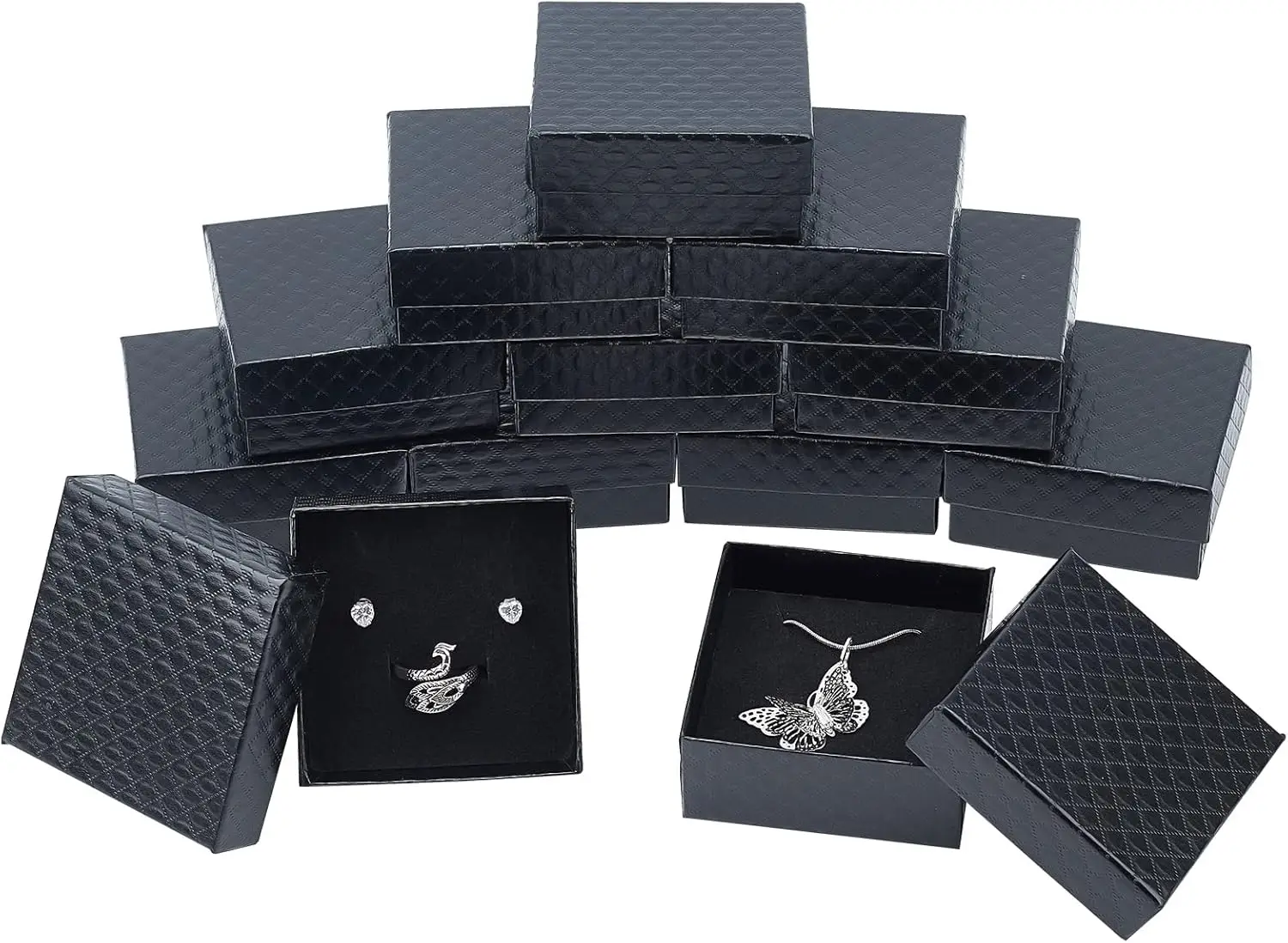 

Набор из 12 картонных коробок для украшений