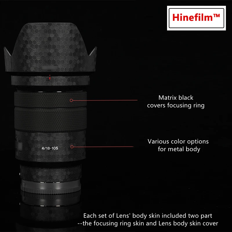

E PZ 18-105 / SELP18105G Lens Sticker Cover Skin For Sony E PZ 18-105mm F4 G OSS Lens Decal Protector Coat Wrap Cover Film