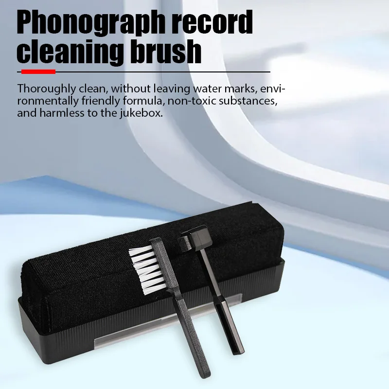 

Anti-Static Velvet Brush Phonograph Cleaning Brush Dust Remover for CD/LP Vinyl Phonograph Turntable Player Accessories