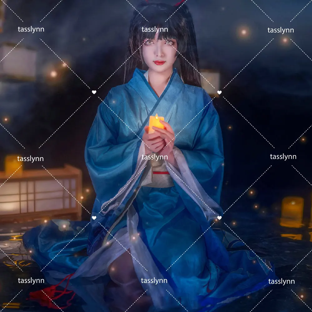 

Костюм-кимоно Shiranui Onmyoji SSR Shiranui Diver Ali Zhen для косплея, Новое сексуальное платье, костюмы для Хэллоуина
