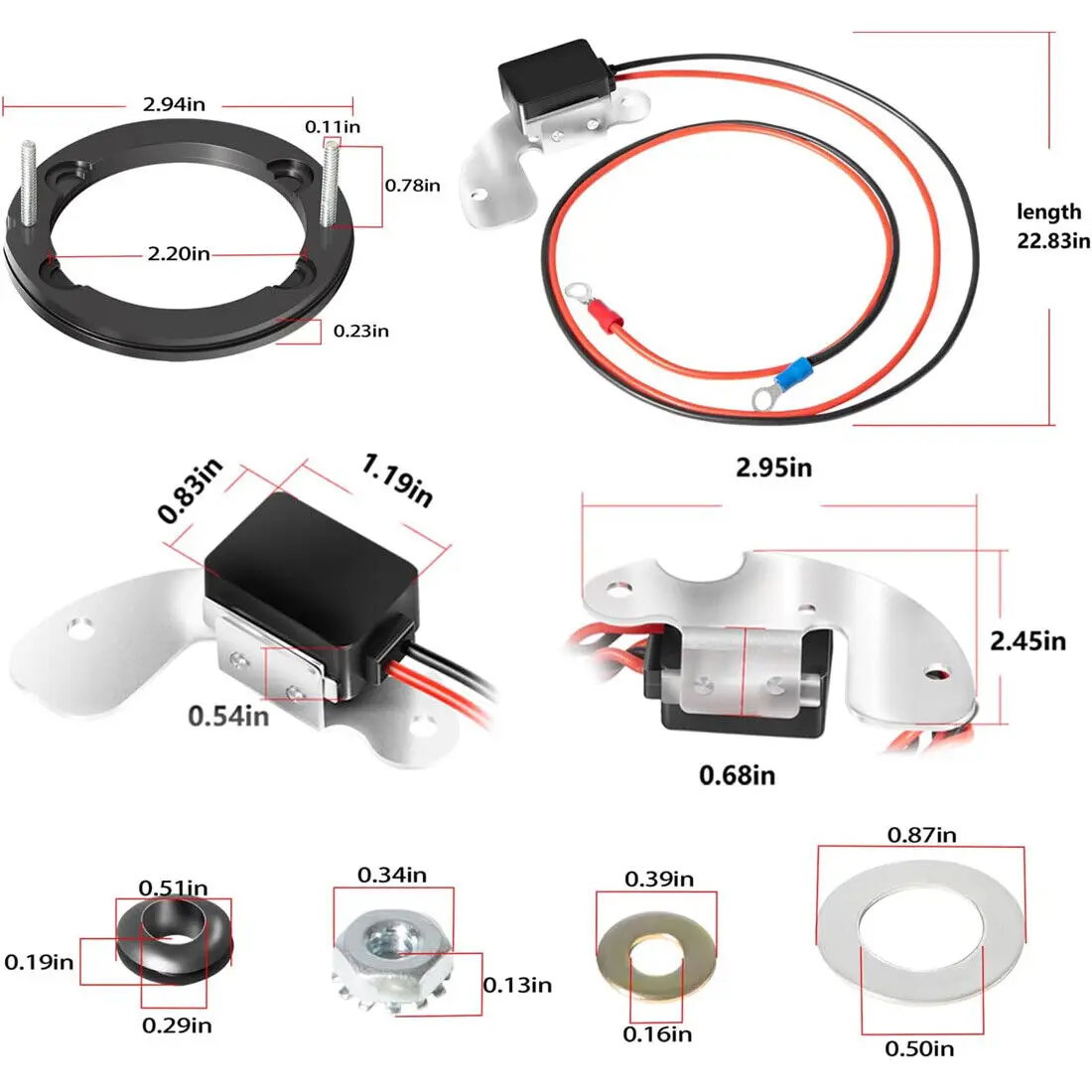 MX Замена для Pertronix 1181 комплект преобразования электрического зажигания подходит