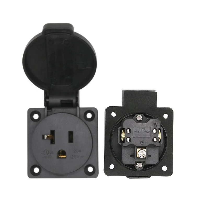 

20a 250VAC American Industrial Socket Ip44 Waterproof Industrial Plug And Socket