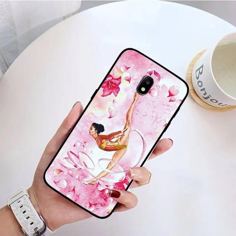 TOPLBPCS любовь гимнастика картина маслом чехол для телефона Samsung Galaxy J7 PRIME J2Pro2018 J4 Plus