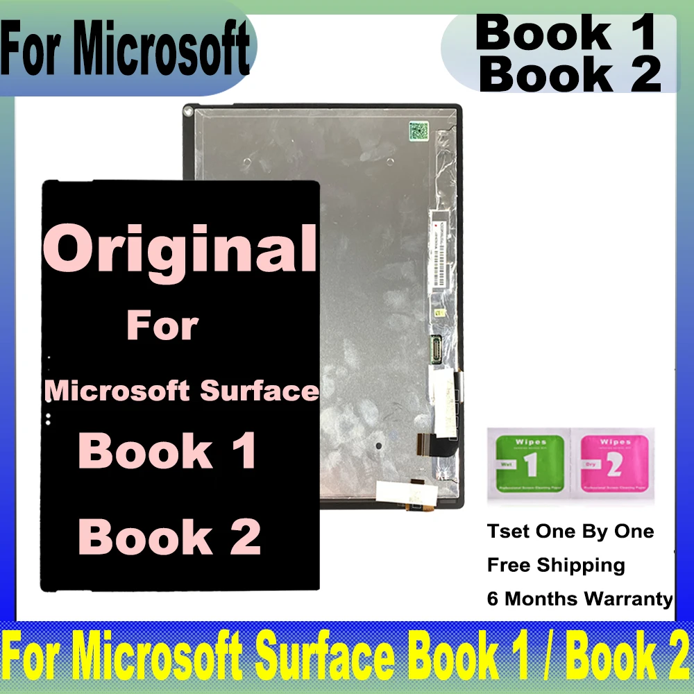 

2023 новый оригинальный 13,5 "ЖК-дисплей для Microsoft Surface Book 1 Book 2 1703 1704 1705 1706, ЖК-дисплей с сенсорным экраном и дигитайзером