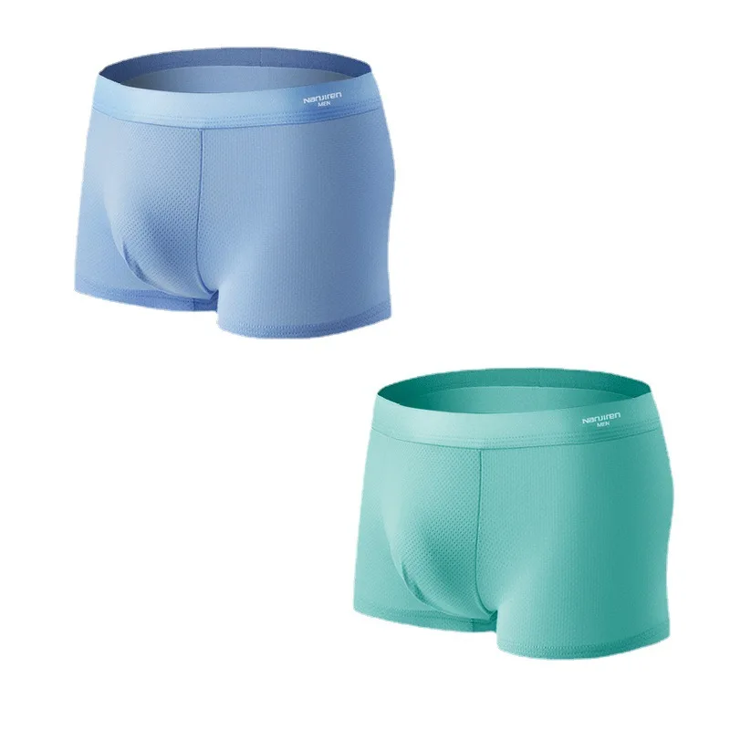 Men's Panties Men Underwear Boxershorts Men Boxer Men Ropa Interior Hombre Calzoncillos Breathable Male Ice Silk Mesh  Boxers