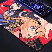 sword art online sao anime mouse pad gamer large rubber durable locking edge gaming mousepad xxl laptop desk mat keyboard pad