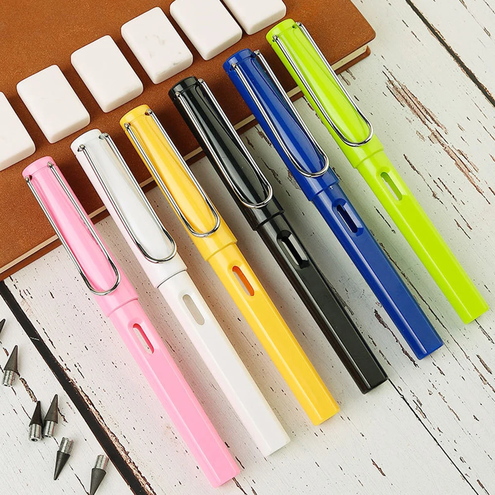 

New Technology Unlimited Writing Pencil No Ink Novelty Eternal Pen Art Sketch Painting Tools Kid Gift School Supplies Stationery